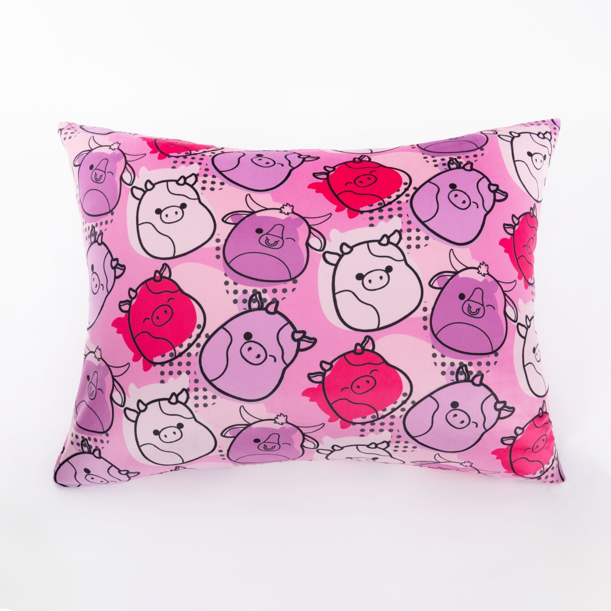 "Comic Pop" Pink SquishPillow Pillowcase (Standard)