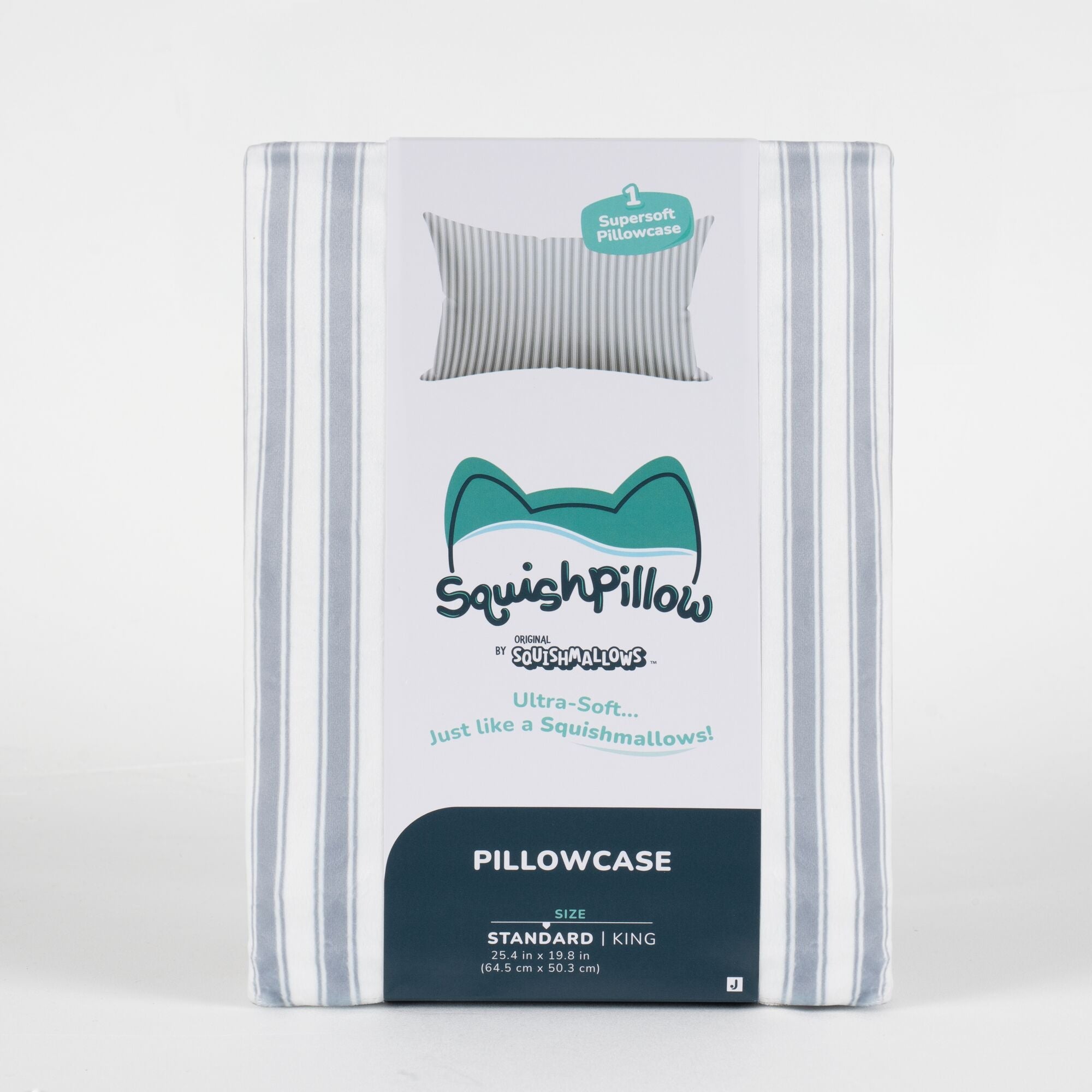 "Stand Tall" Grey SquishPillow Pillowcase (Standard)